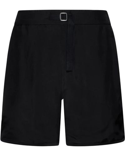 Jil Sander Schwarze shorts mit elastischem bund