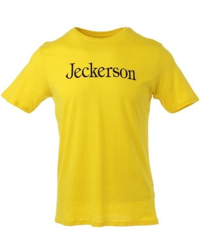 Jeckerson Magliette gialla con stampa - Giallo