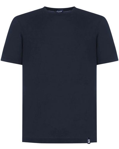 Drumohr Lässige t-shirt kollektion - Blau