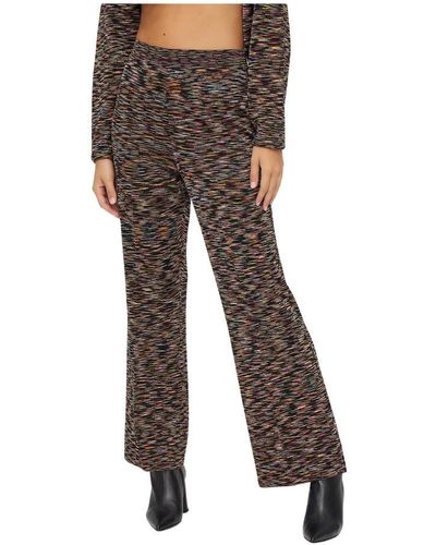 M Missoni Wide Trousers - Brown