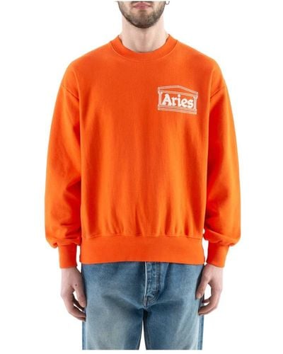 Aries Sweatshirts - Orange