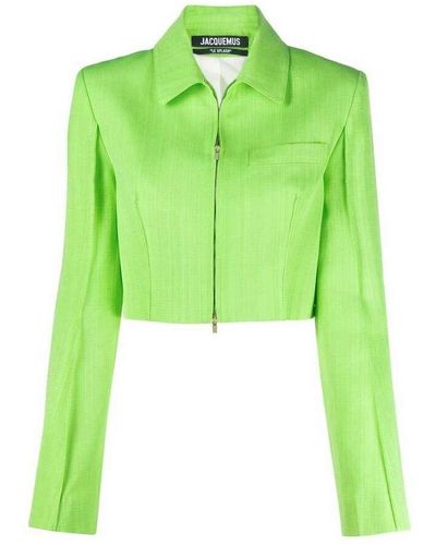 Jacquemus Cropped blazer - Verde