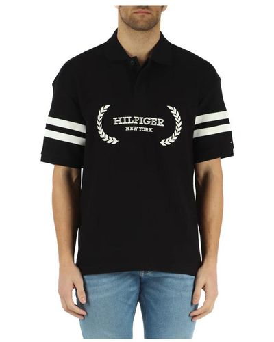 Tommy Hilfiger Polo Shirts - Black