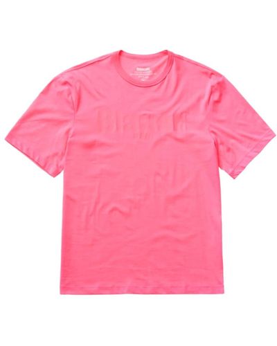 Blauer T-Shirts - Pink
