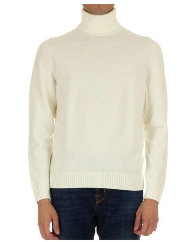 Drumohr Knitwear > turtlenecks - Blanc