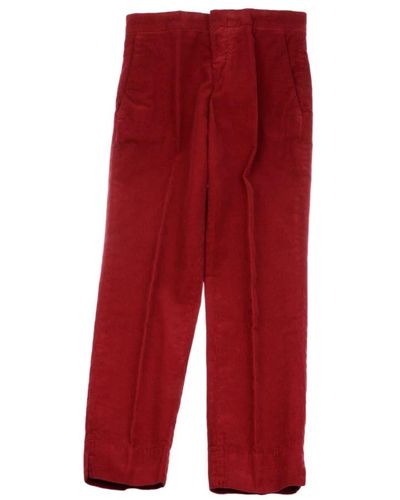 Aspesi Straight Pants - Red