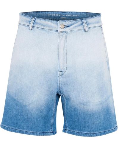 My Essential Wardrobe Blau dip dye shorts & knickers