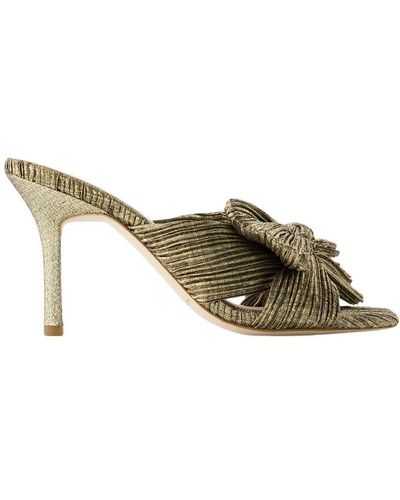 Loeffler Randall Claudia goldene sandalen aus kunstleder - Mettallic