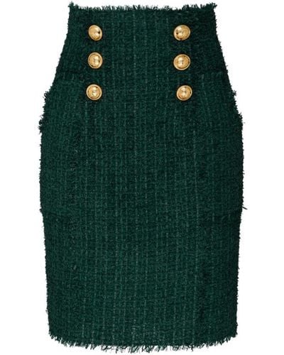 Balmain Short Skirts - Green