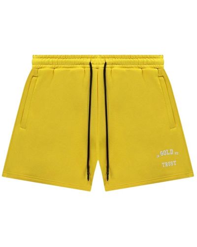 In Gold We Trust Diem gelbe shorts