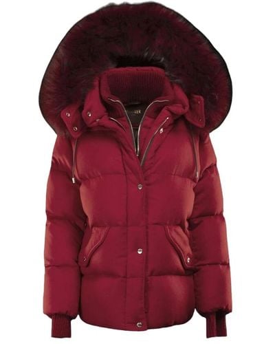 Moorer Jackets > down jackets - Rouge
