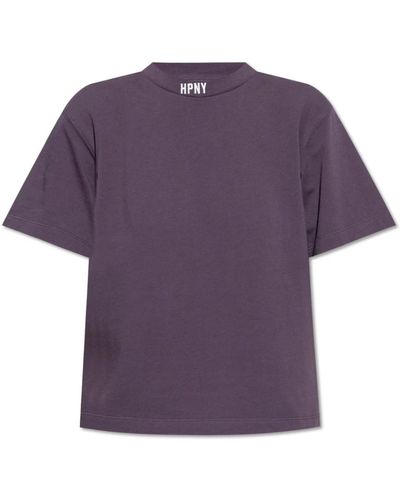 Heron Preston T-shirt con logo - Viola