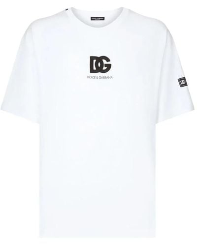 Dolce & Gabbana Kurzarm-T-Shirt - Weiß