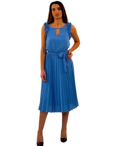Fracomina Dresses > day dresses > midi dresses - Bleu