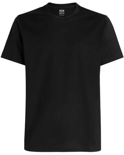 BOGGI Milano Pima Cotton Jersey T-Shirt - Schwarz