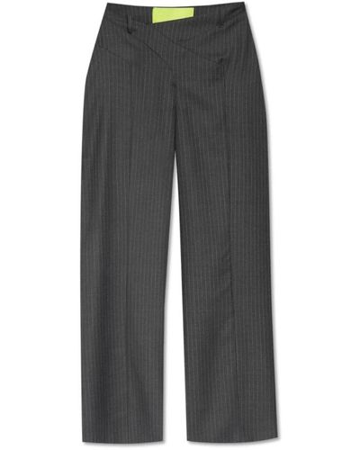 GAUGE81 Tora pinstripe pantalones - Gris