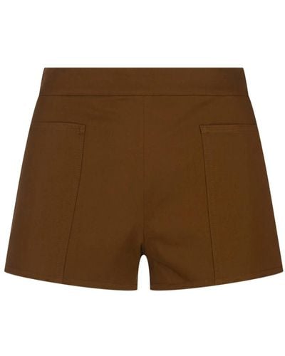 Max Mara Short Shorts - Brown