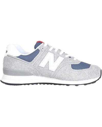 New Balance 574 uomo grigio bianco blu sneakers