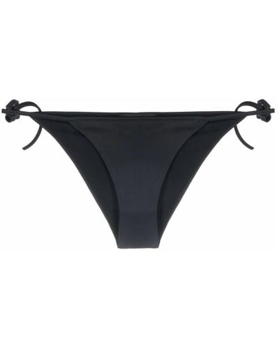 DSquared² Icon-print side-tie bikini bottoms - Negro