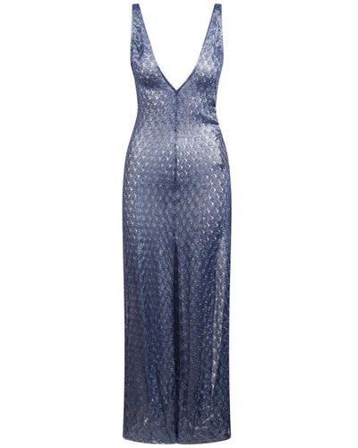 Missoni Maxi Dresses - Blue