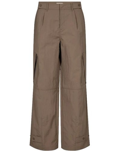 Copenhagen Muse Trousers > wide trousers - Marron