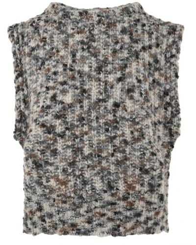 Attic And Barn Round-Neck Knitwear - Gray