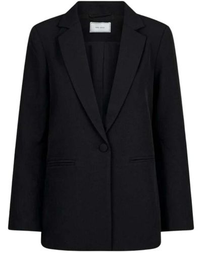 Neo Noir Avery woven giacca blazer - Nero