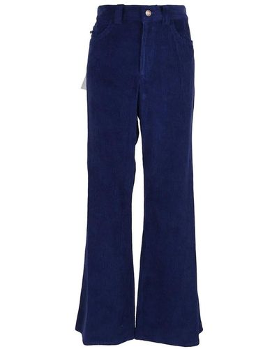 Marc Jacobs Wide Trousers - Blue