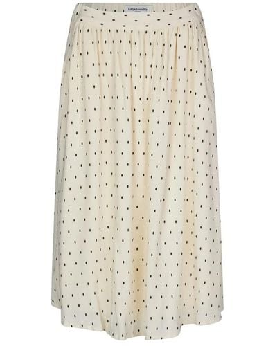 Lolly's Laundry Midi Skirts - Natural