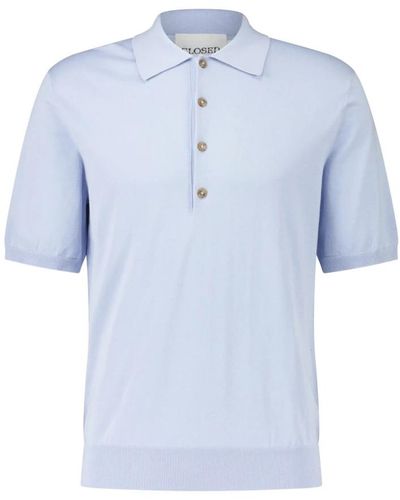 Closed Sommer strick polo - Blau