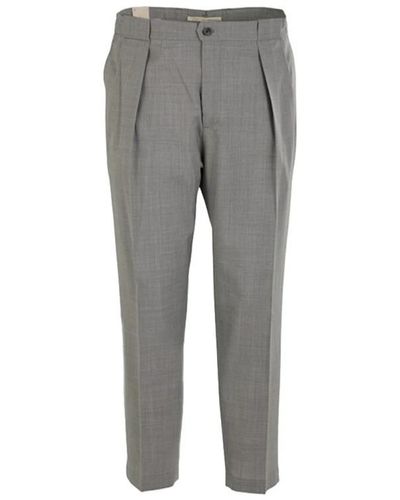 BRIGLIA Suit Pants - Gray