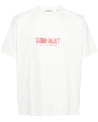 Our Legacy Son-mat print box t-shirt - Weiß