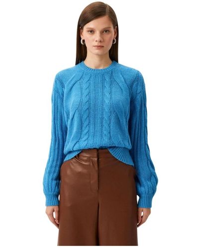 Twin Set Round-neck knitwear - Blau