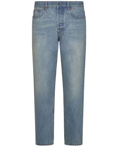 Valentino Stylische jeans in weiß/blau