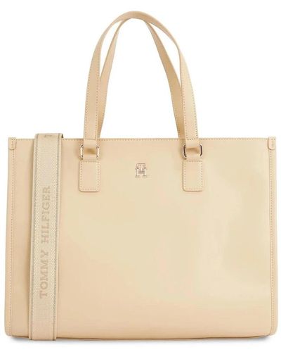 Tommy Hilfiger Tote Bags - Natural