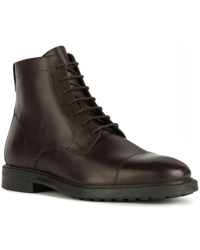Geox Shoes > boots > lace-up boots - Marron