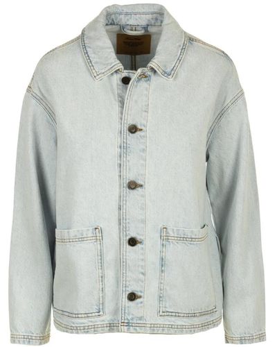American Vintage Jackets > denim jackets - Gris