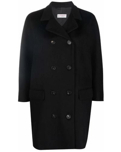 Alberto Biani Coats > double-breasted coats - Noir