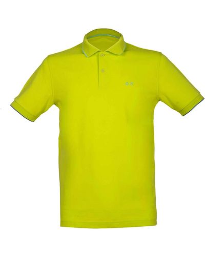 Sun 68 Polo Shirts - Yellow