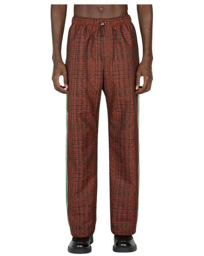Ahluwalia Trousers > straight trousers - Rouge