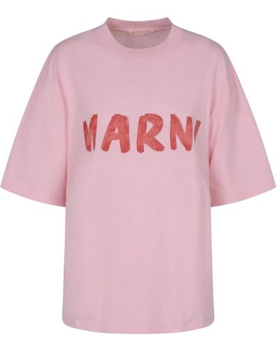 Marni Camiseta rosa para mujeres