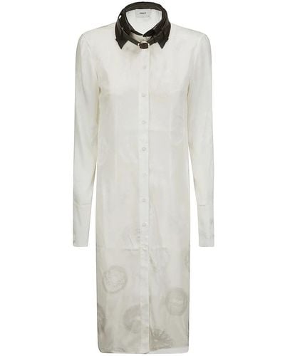 Coperni Shirt Dresses - White