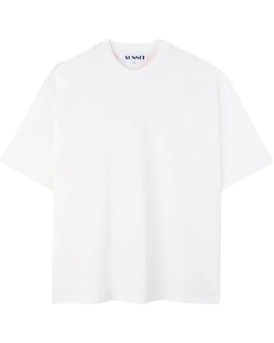 Sunnei Spirale over t-shirt - Weiß
