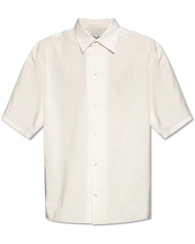 Lanvin Gestreiftes hemd - Weiß