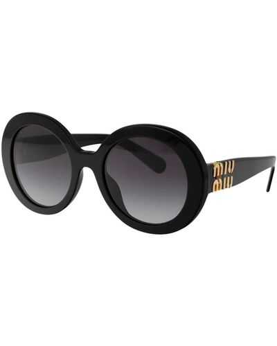 Miu Miu Stylische sonnenbrille für sommertage - Schwarz