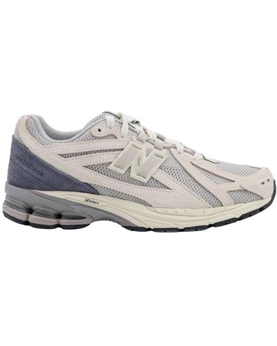 New Balance Sneakers grigie con monogramma - Grigio