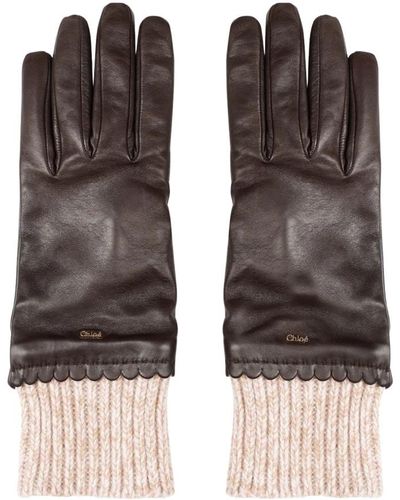 Chloé Gloves - Braun
