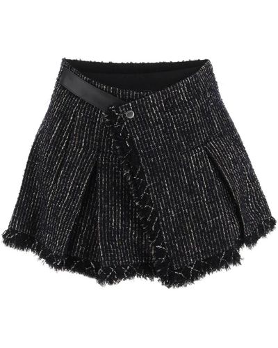 Sacai Skirts > short skirts - Noir