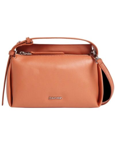 Calvin Klein Shoulder Bags - Brown