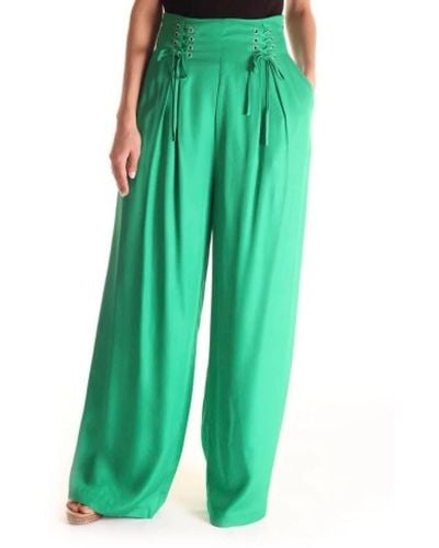 Guess Trousers > wide trousers - Vert